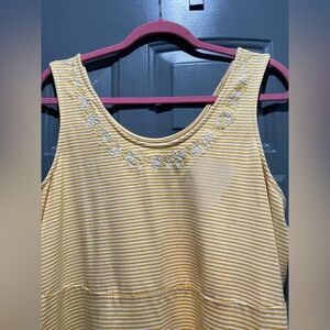 April Cornell sleeveless summer long dress